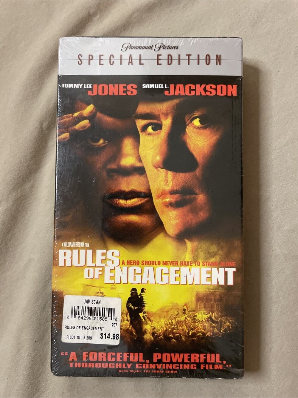 Like New - Rules of Engagement VHS 2000 Tommy Lee Jones Samuel Jackson
